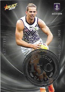 2019 Select Footy Stars - AFL Milestone Games #MG28 Nathan Fyfe Front